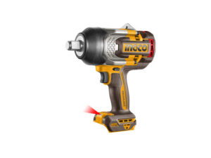 INGCO Akkus ütvecsavarozó 3/4" 1750 Nm szénkefe nélküli 20 V (akku és töltő nélkül)