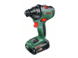 BOSCH AdvancedDrill 18 Akkus fúrócsavarozó + Tokmányadapter (2 x 2,5 Ah akku) kofferben