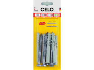 CELO Műanyag dübel csavarral R 10-80 TX (5 db)