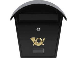 VOREL Postaláda fekete 380 x 320 x 105 mm