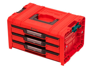 QBRICK SYSTEM PRO 2.0 Szerszámosláda Fiókos 3 EXPERT Red Ultra HD