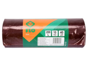 FLO Zöldhulladékgyűjtő zsák szellőző 200 liter 0,04 mm (10 db)