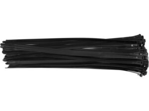YATO Kioldható kábelkötegelő 7,6 x 400 mm fekete (100 db)