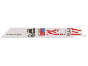 MILWAUKEE Szablyafűrészlap 150 mm / 24TPI bimetál Co (fémhez) (5 db)