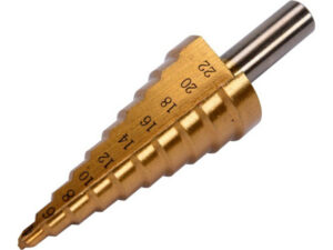 YATO Lépcsős fúró 4-22 mm 10 lépcsős HSS titán-nitrid
