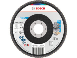 BOSCH Lamellás csiszolókorong egyenes 125 x 22,2 / P60 alu-oxid X451 Multi Material