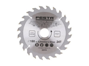 FESTA Fűrésztárcsa fához 180 x 30 x 2,2 mm / 24T