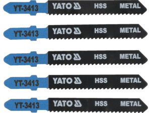 YATO Dekopírfűrészlap fémre T-befogás 12TPI 75/1,0 mm HSS (5 db)
