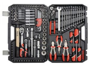 YATO Szerszámkészlet 122 részes 1/4", 1/2" CrV CrMo