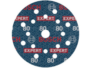 BOSCH EXPERT O780 Foil Tépőzáras csiszolótárcsa 125 mm / P80 kerámiaszemcsés (6 db)