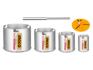 INGCO Gyémánt Körkivágó készlet 6 részes 33-83 mm