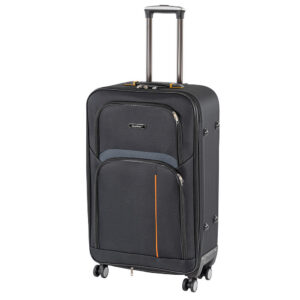 TraveLux light nagy bőrönd puha 76x50x29 cm fekete