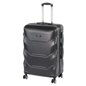 TraveLux Max nagy bőrönd keményfedeles 76x50x29 cm fekete