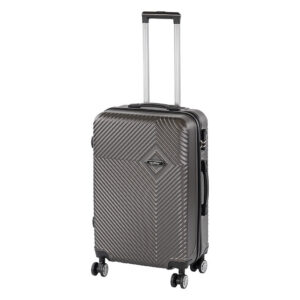 TraveLux Pro közepes bőrönd keményfedeles 68x45x25 cm szürke