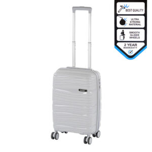 TraveLux Voyager kabinbőrönd keményfedeles 55x40x20 cm szürke