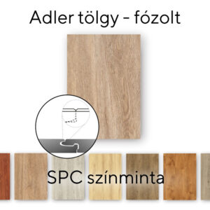 Leziter Adler tölgy Vinyl SPC fózolt padló minta/db