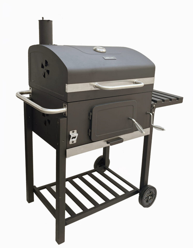 MIR4525K faszenes grill kéményes fedéllel