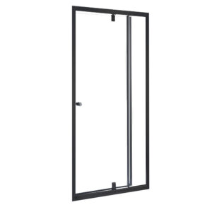 Flexi állítható zuhanyajtó 76-91x185 cm fekete