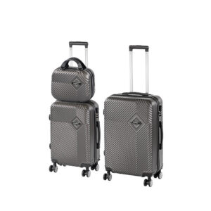 TraveLux Pro XV gurulós bőrönd szett szürke