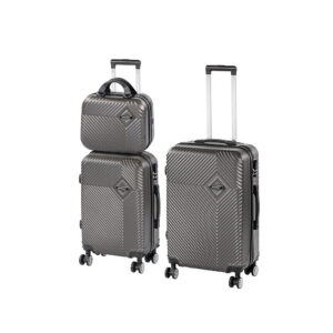 TraveLux Pro XVIII gurulós bőrönd szett szürke