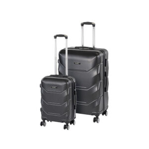 TraveLux Max VI gurulós bőrönd szett fekete