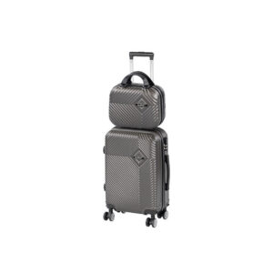 TraveLux Pro III gurulós bőrönd szett szürke