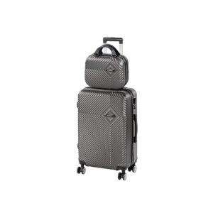 TraveLux Pro IV gurulós bőrönd szett szürke