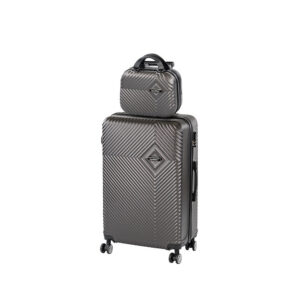 TraveLux Pro V gurulós bőrönd szett szürke