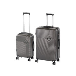 TraveLux Pro X gurulós bőrönd szett szürke