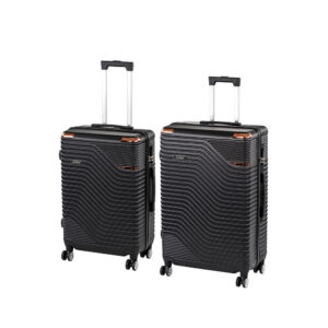 TraveLux Urban XI gurulós bőrönd szett fekete
