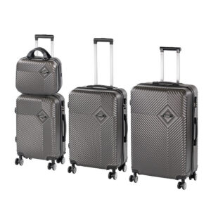 TraveLux Pro XXV gurulós bőrönd szett szürke