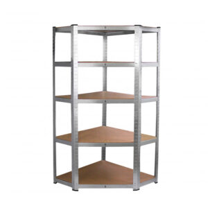 Nagy teherbírású sarokpolc 180x70x40-40 cm 175 kg króm