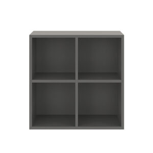 Boxie nyitott fali szekrény 80x80x37 cm antracit