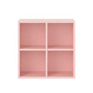 Boxie nyitott fali szekrény 80x80x37 cm pink