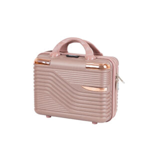 TraveLux Urban kisméretű kézi bőrönd keményfedeles 28x36x16 cm rosegold