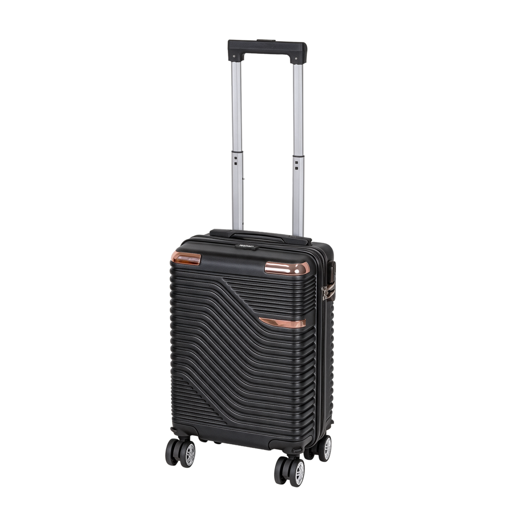 TraveLux Urban kézipoggyász keményfedeles levehető kerékkel 40x29x19 cm fekete