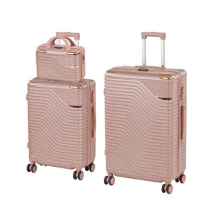 TraveLux Urban XX gurulós bőrönd szett rosegold