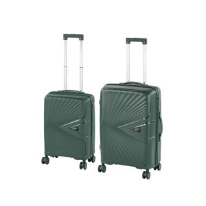 TraveLux Endure II gurulós bőrönd szett sötétzöld