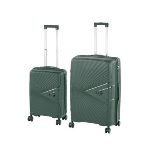 TraveLux Endure III gurulós bőrönd szett sötétzöld
