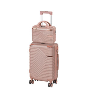 TraveLux Urban VI gurulós bőrönd szett rosegold