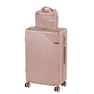 TraveLux Urban VIII gurulós bőrönd szett rosegold