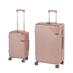 TraveLux Urban X gurulós bőrönd szett rosegold