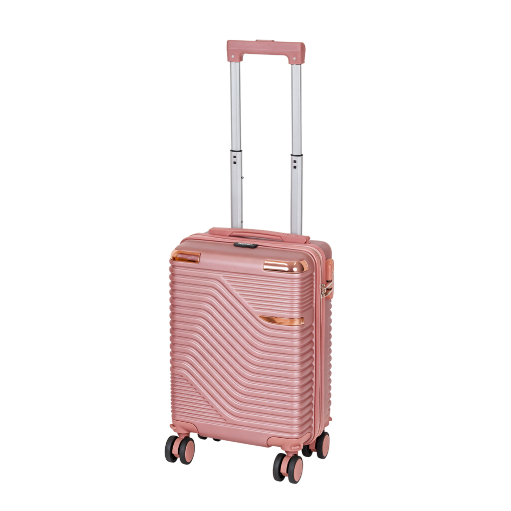 TraveLux Urban kézipoggyász keményfedeles levehető kerékkel 40x29x19 cm lazacrózsaszín