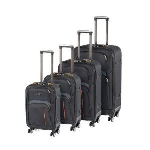 TraveLux Light XI gurulós bőrönd szett fekete