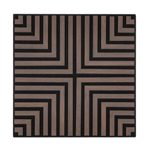 Akusztikus falpanel Deco V dió hatású 60x60x1,8 cm