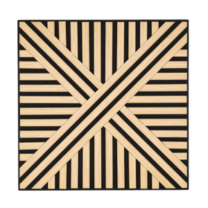 Akusztikus falpanel Deco VI bambusz hatású 60x60x1,8 cm
