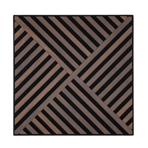 Akusztikus falpanel Deco VIII dió hatású 60x60x1,8 cm
