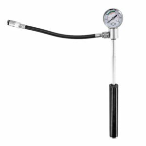 P2R (Vélo) P2R elektromos roller pumpa, alumínium, fekete, manométerrel