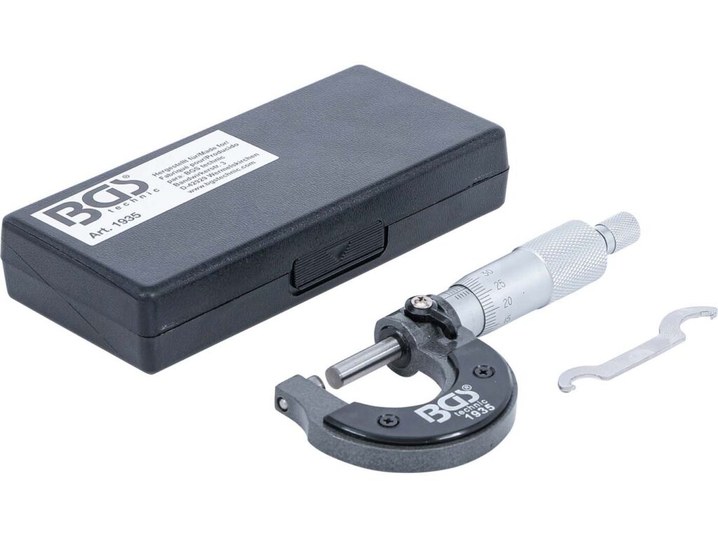BGS technic 25 mm-es külső mikrométer