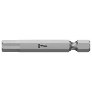 WERA 840-4 HEX PLUS Z 1/4'' 6 lapú (Allen) 6 mm, 50 mm hosszú bit – Német márka műhelyek számára